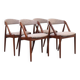 Mid-Century Teak Chairs Model 31 by Kai Kristiansen for Schou Andersen