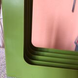 Vinyl support storage 70s Discofoon olive green