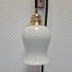 Suspended glass lantern in antique style