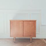 Vinyl cabinet / Renovated low modernist sideboard, 1960s-70s