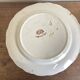 set de 12 assiettes polychrome 1850 ondulées Brownfield England oiseaux