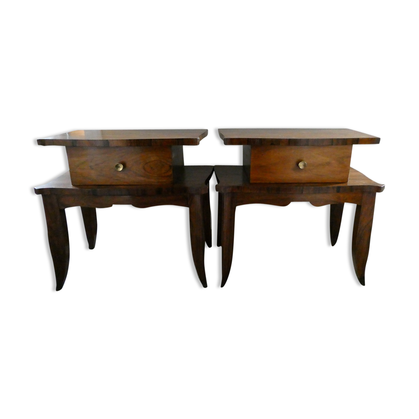Pair of nightstands Art Deco of the 1930s