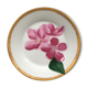 Assiette décor fleurs peint à la main