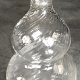 Vintage glass perfume flask height 18 cm