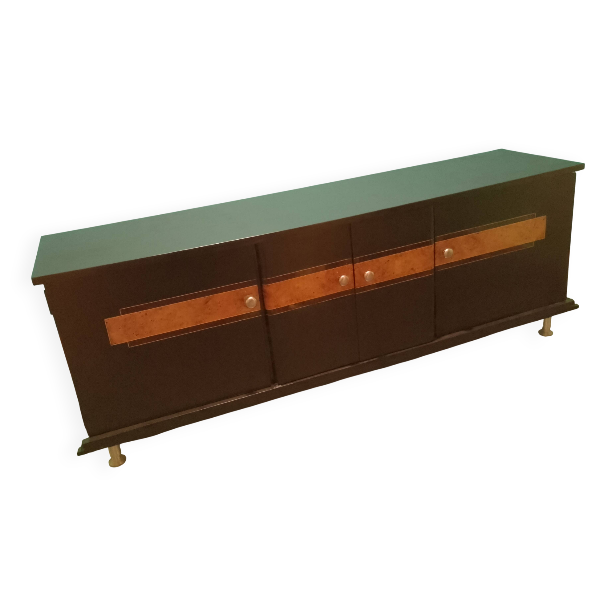 buffet with 4 doors fully restored, keeping its vintage style