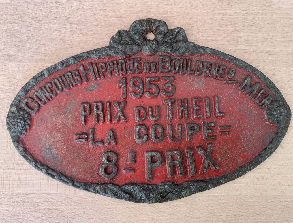 Boulogne sur mer pas de calais jumping 1953 kashmir33 (316) horse show plate