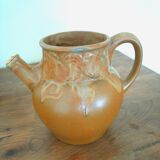 Denbac rooster pattern stoneware pitcher