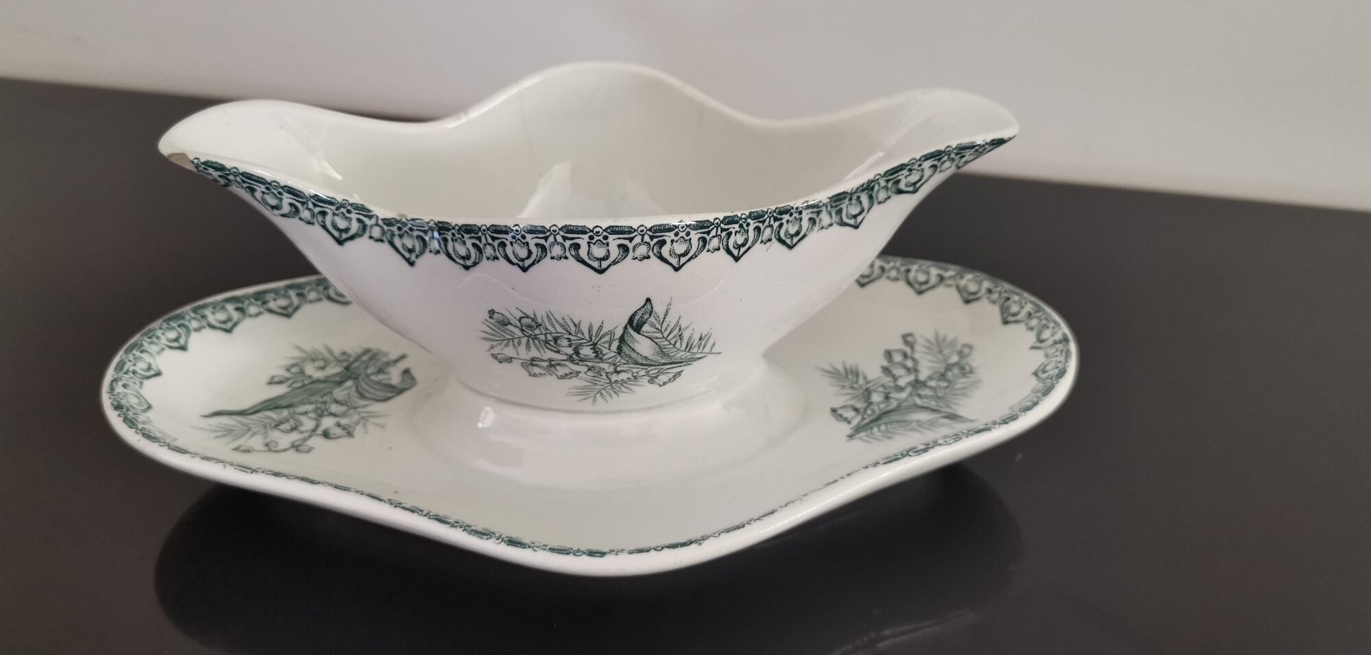 Old sauter Iron Earth St Amand model Lily of the valley