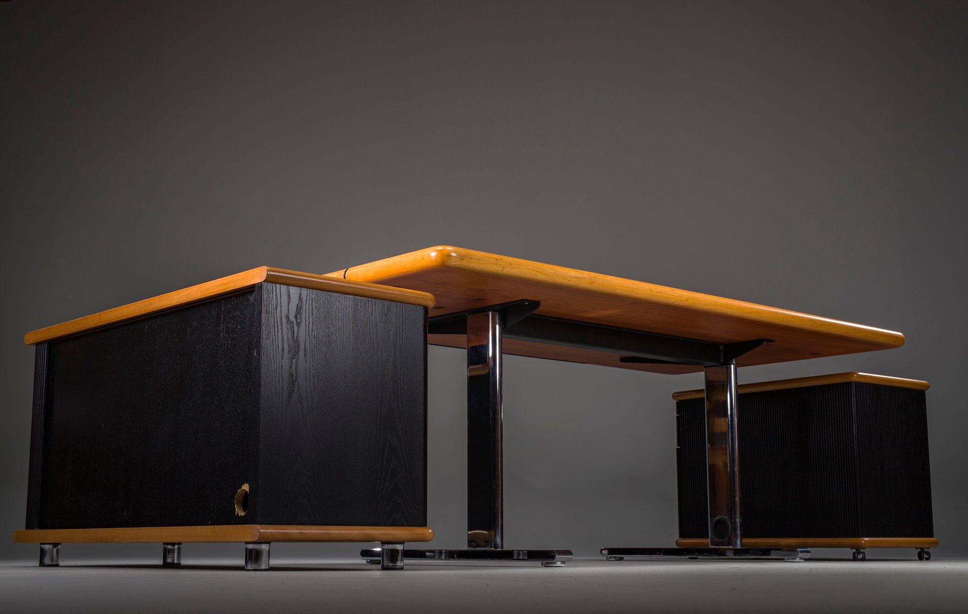 Executive office set from Walter Knoll / Wilhelm Knoll, Germany, 1970s, set of 3