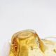 Murano bowl Archimede Seguso Bullicante Sommerso Yellow Gold