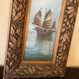 2 paintings, marine subject