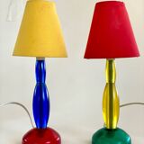 Deux lampes IKEA style Memphis 1990