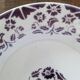 Plat Digoin Sarreguemines violet