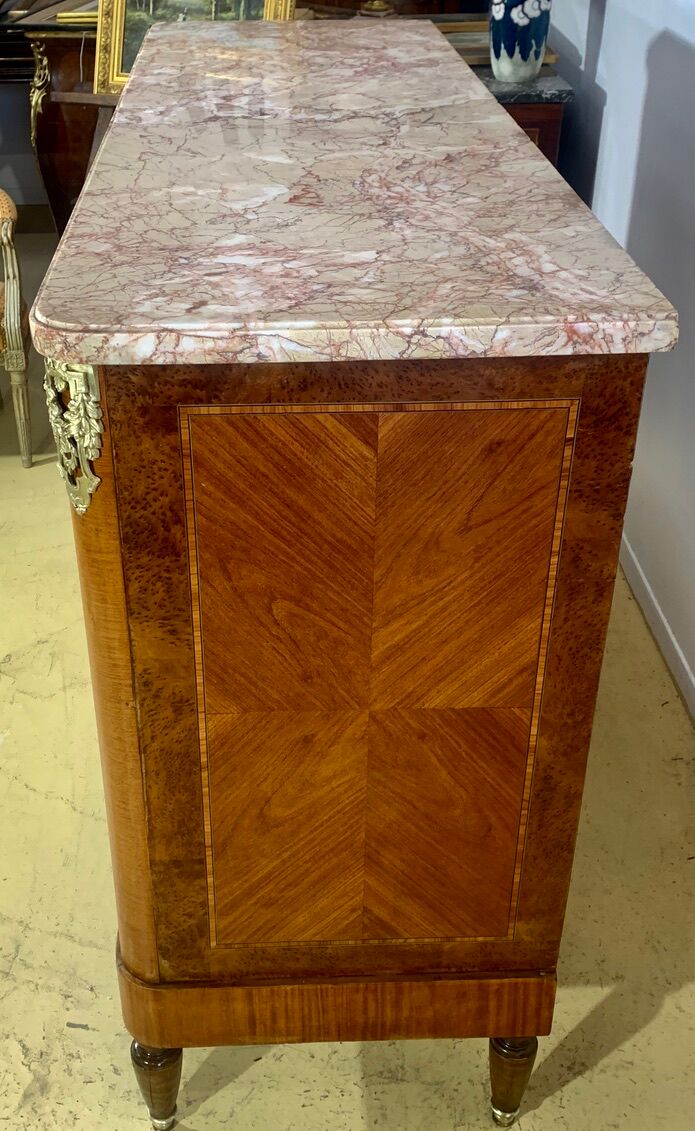 Buffet art deco period 1920 marquetry of rosewood and precious woods