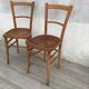 Paire de chaises de bistrot 1930