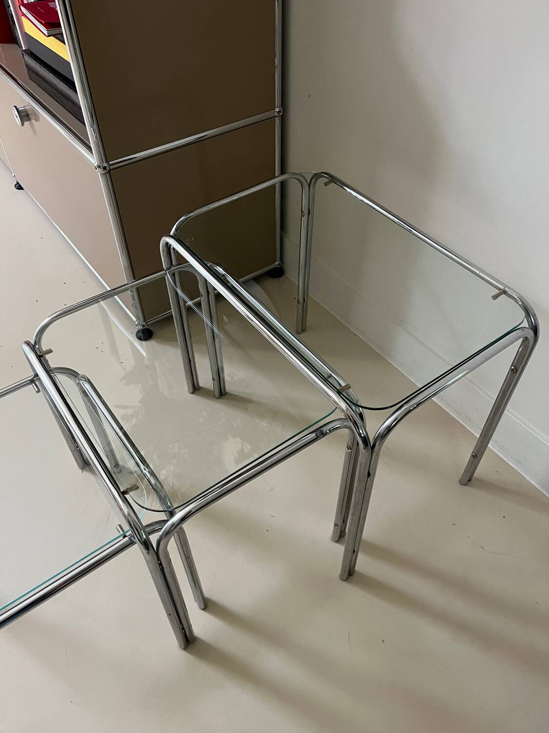 Three nesting tables