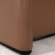 Set of Cassina Maralunga 2 seaters in mocca leather
