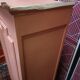 Vintage two-door cabinet with shelves