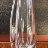 Large sculptural crystal vase from Sèvres, France, 1970s, 51 cm