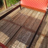 Mahogany empire bed