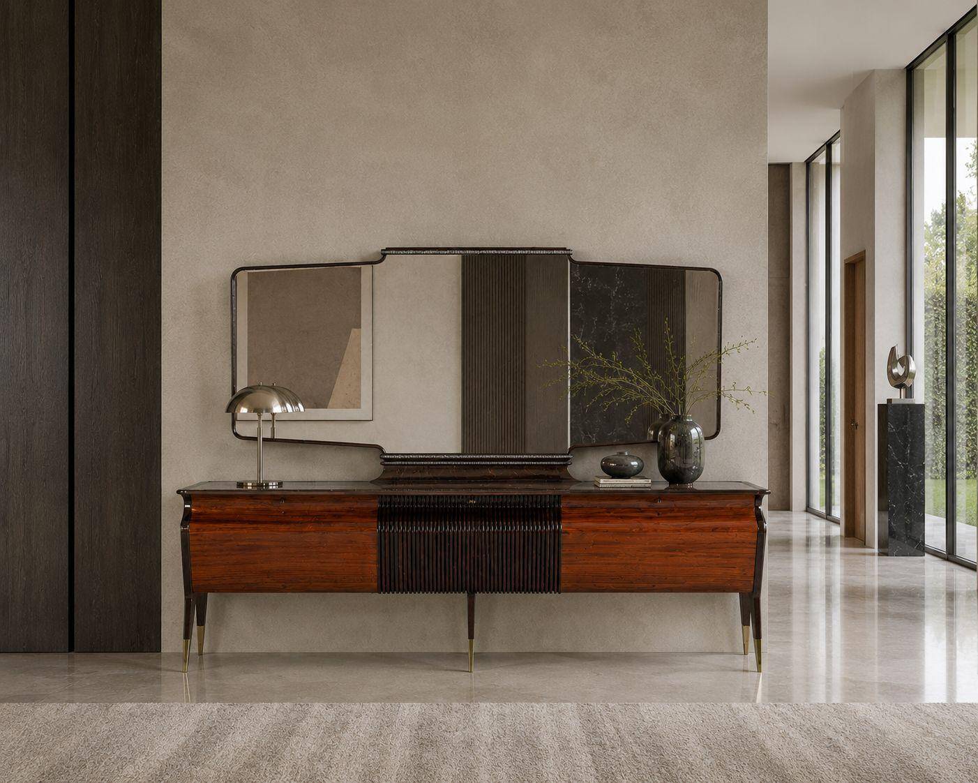 Art Deco Style Vintage Sideboard by Osvaldo Borsani, 1950s