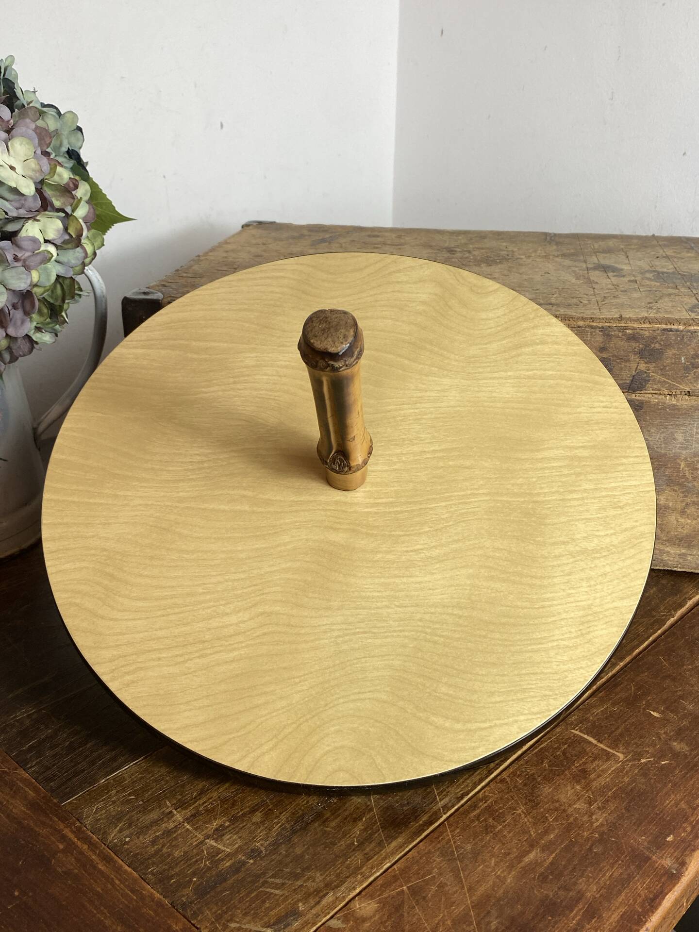 Formica and bamboo table, 1970s