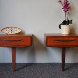 Paire de tables de chevet G Plan Fresco en teck