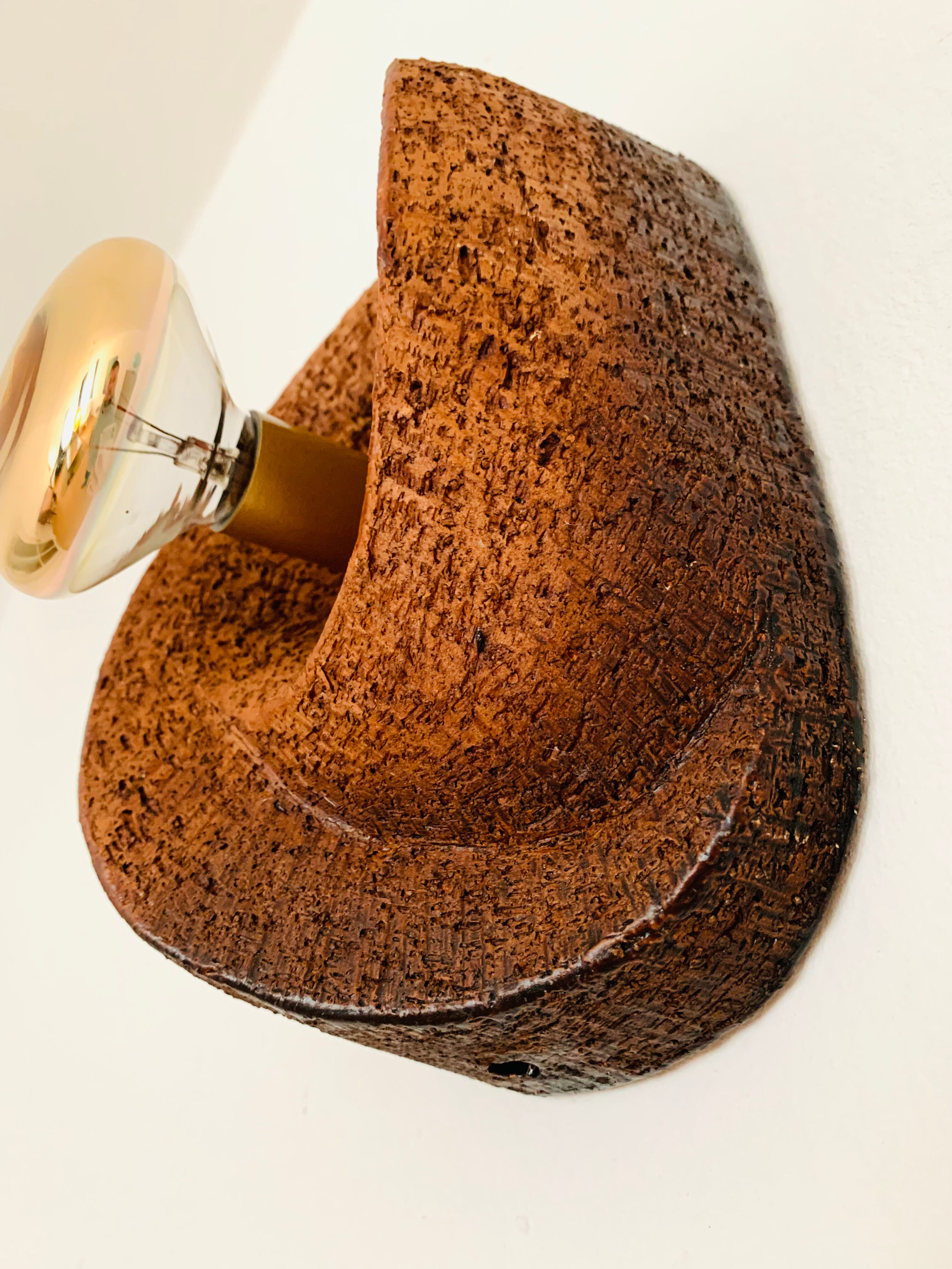 Danish ceramic wall lamp