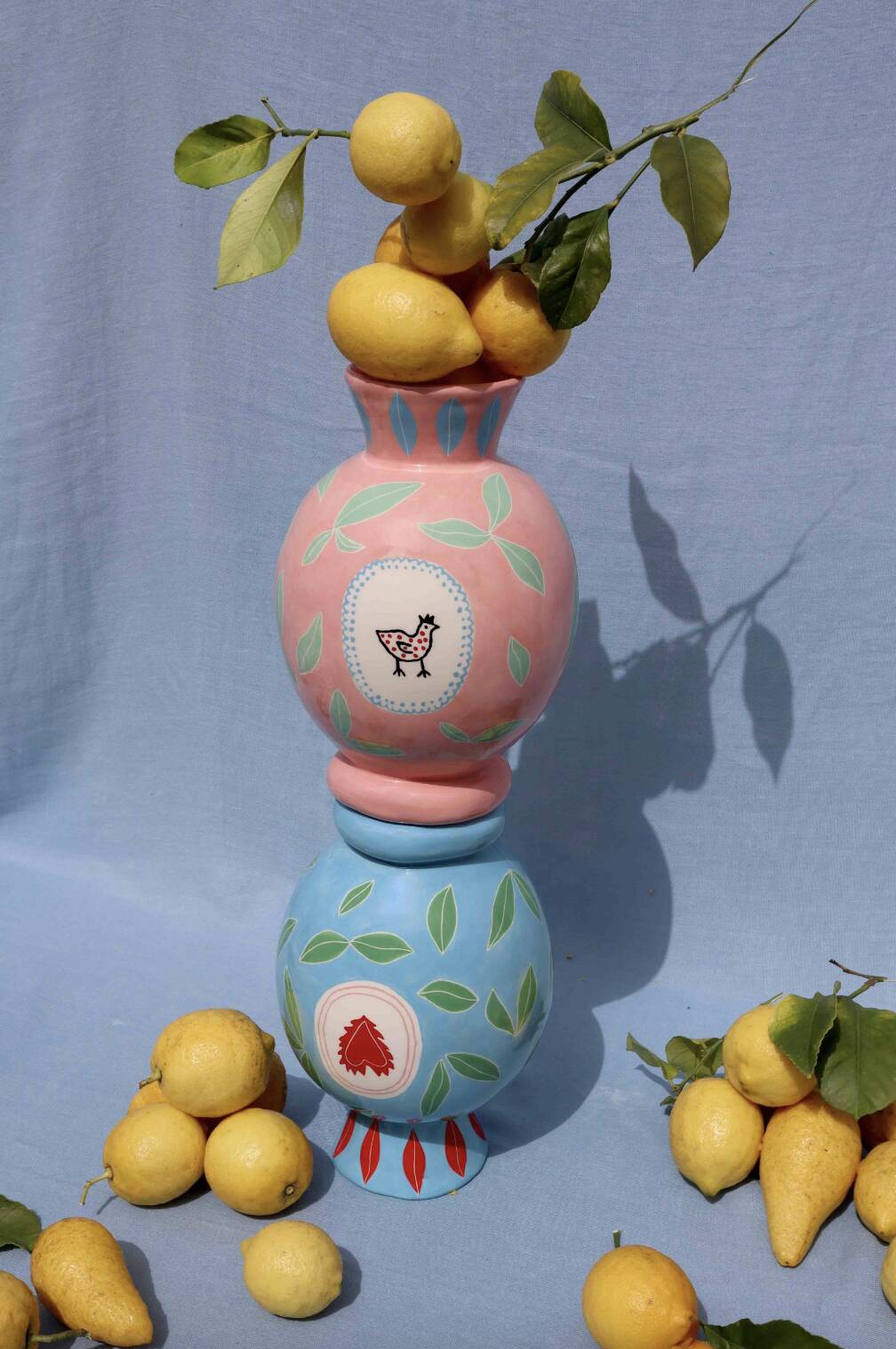 Vase à fleurs "Listen to the Birds"