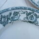 6 dessert plates Longwy model Talma late nineteenth