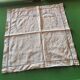 Pair of antique linen pillowcases with monogram