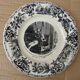 Assiette parlante  Creil et Montereau Lebeuf Millet & Cie