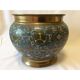 Japan superb cloisonné cache pot with DAIMYO TOKUGAWA clan crest, 19th century Edo Nippon