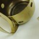 elegant mid century PUNCH bowl set with 12 glasses and centerpiece 1950s