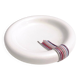Round White Ceramic Catchall by Ambrogio Pozzi with Hand Painted Details, I