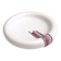 Round White Ceramic Catchall by Ambrogio Pozzi with Hand Painted Details, I