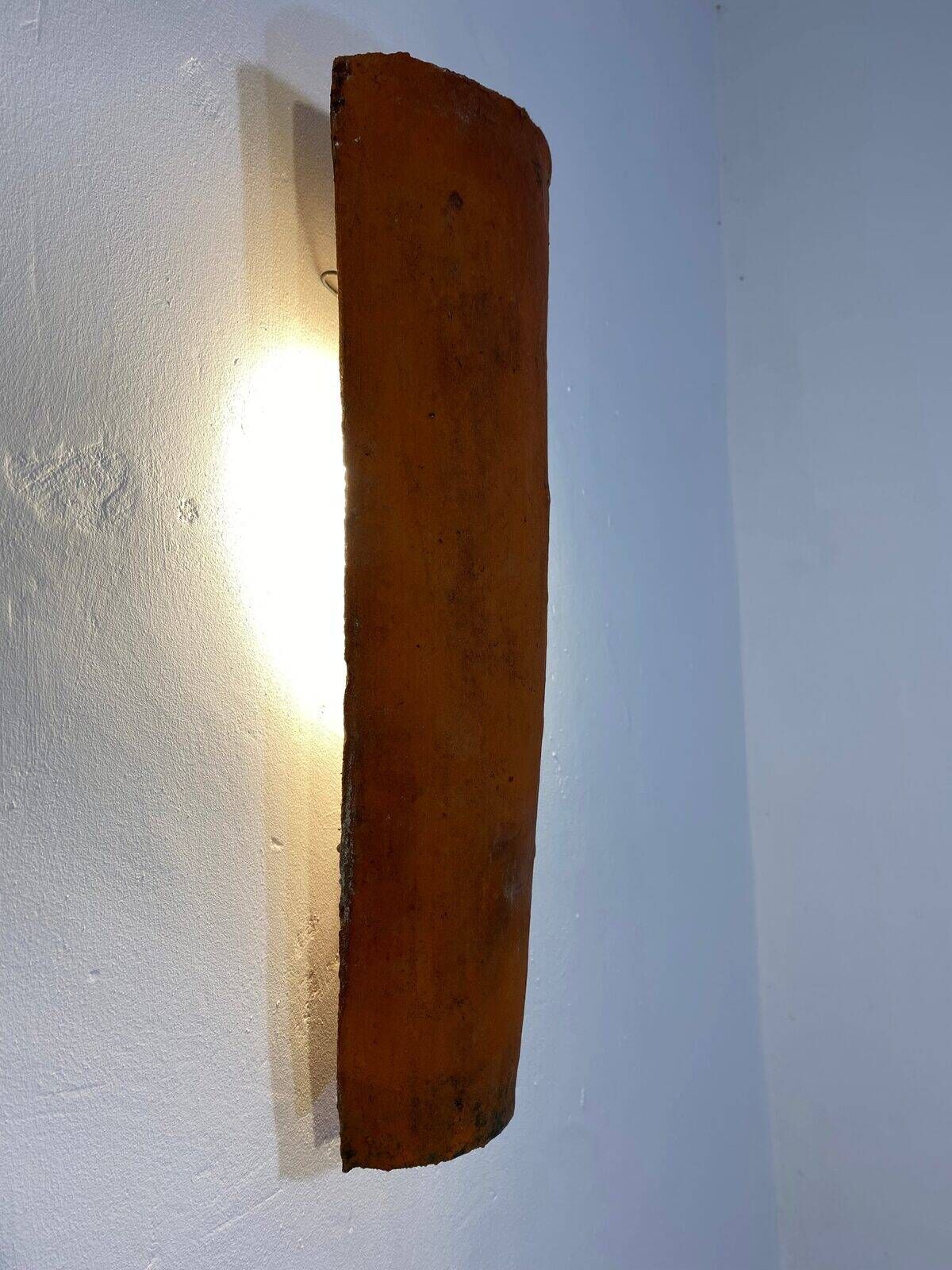 Wall light in antique canal tile, Studio B3KM