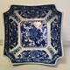 Bowl seymour man fine china porcelain blue floral decor