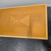 Vintage coffee table signed Jean-Claude Mahey – French design from the 1970s.