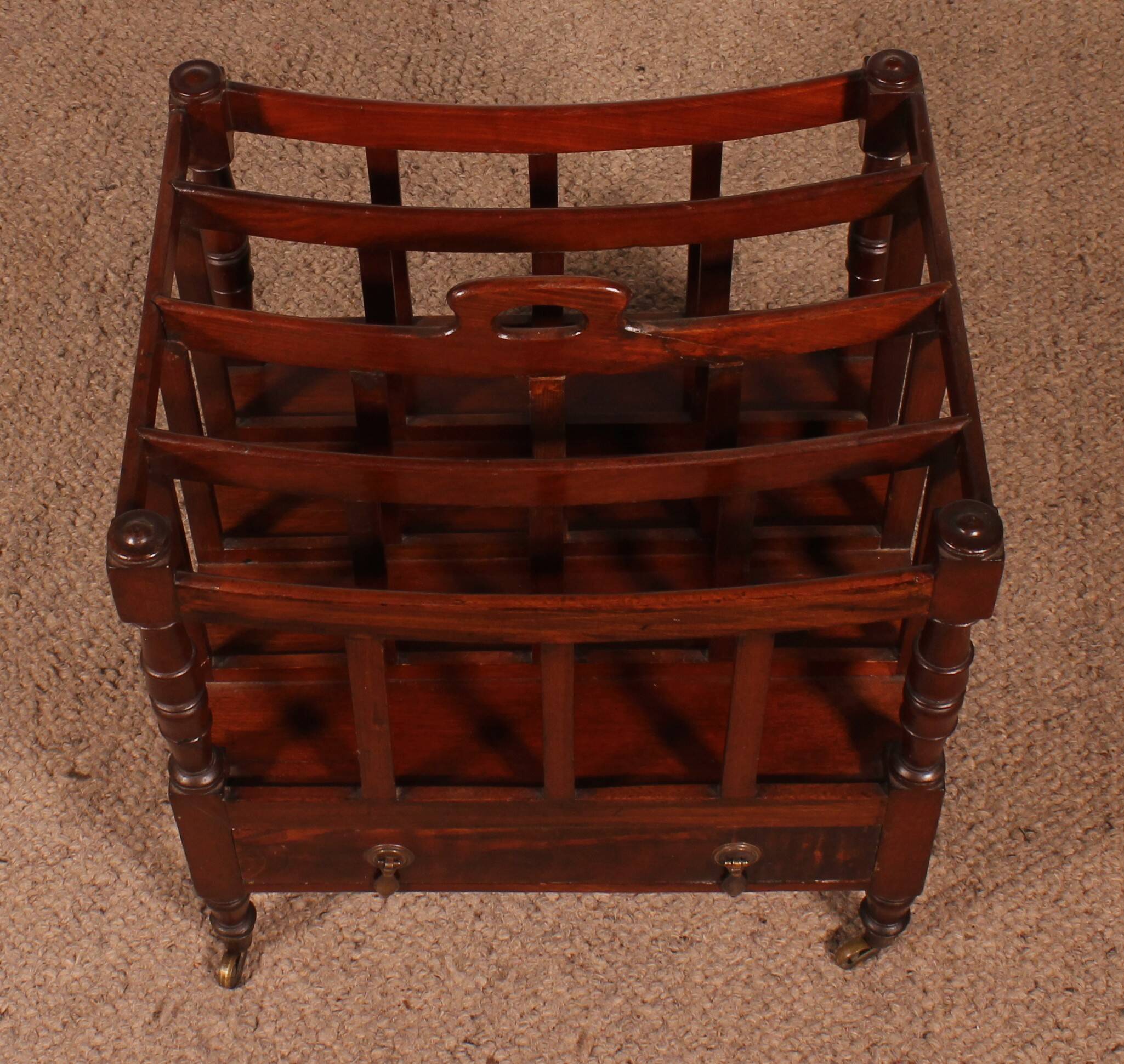 Canterbury in Mahogany from the Early 19th Century Regency Period