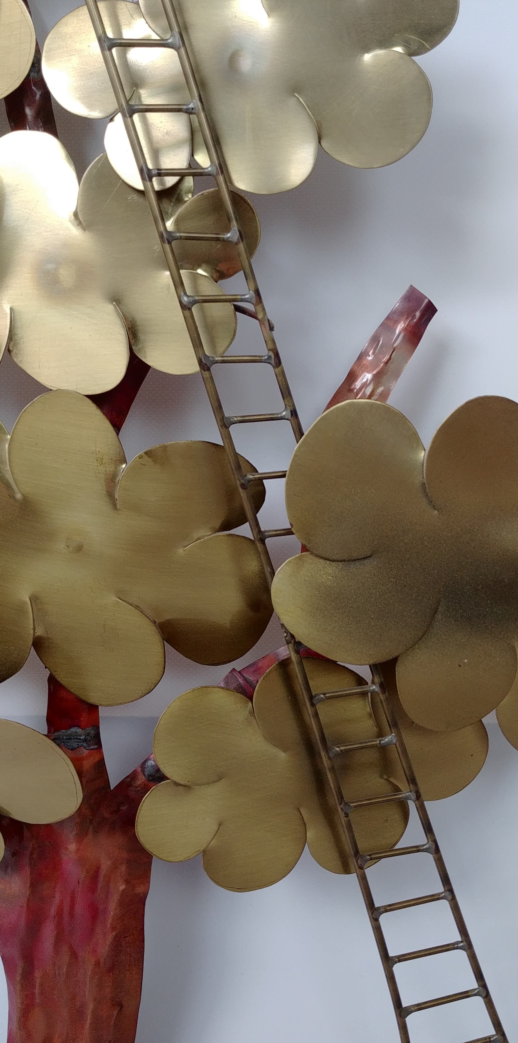 Daniel d'Haeseleer's brass mural sculpture