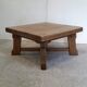 Coffee table in blond oak Netherlands 1970