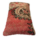 Vintage turkish rug cushion cover, 30 x 50 cm