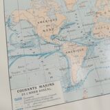 Old map of sea currents from 1928