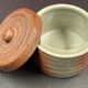 Pearl stoneware salt box