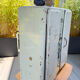 Vintage white metal medicine cabinet