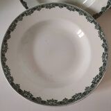 Set of 6 antique soup plates – Ironstone, circa 1900