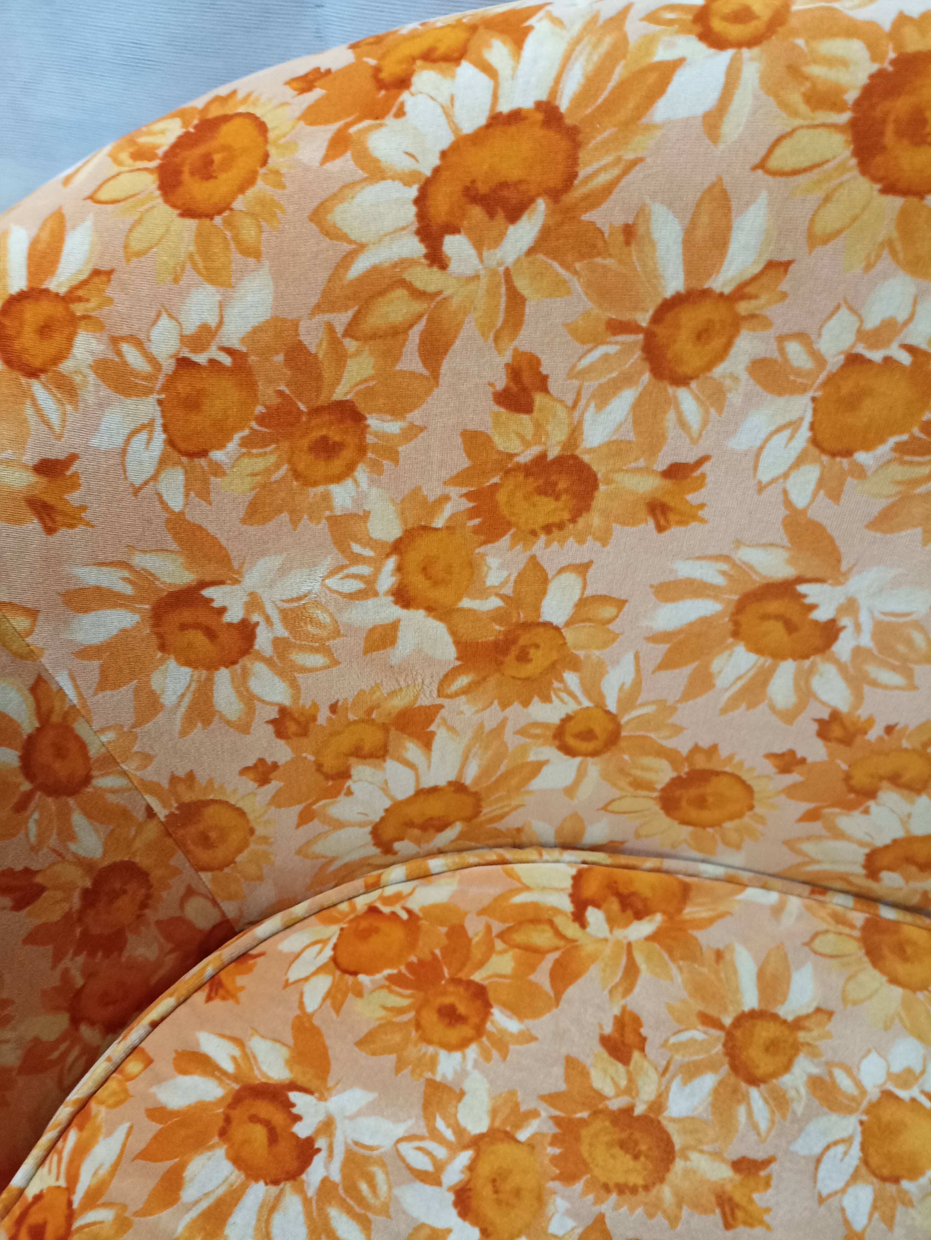 Vintage Bretz oval sofa