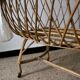 Vintage rattan cradle