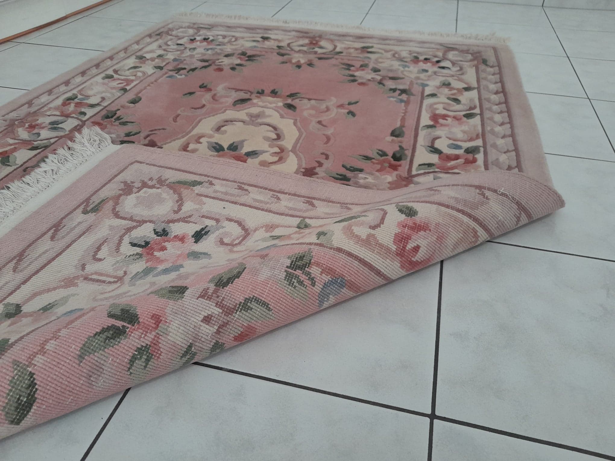 Chinese carpet style Aubusson handmade 186x123cm